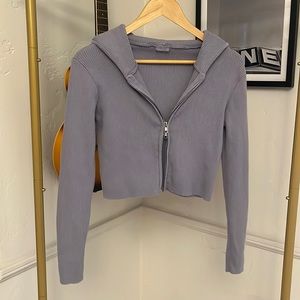 John Galt Double Zip Arden Hoodie Purple